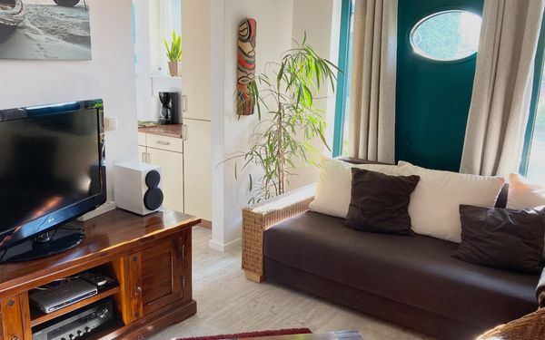 Wohnzimmer der Ferienwohnung Hoeperhof bei Bötersen