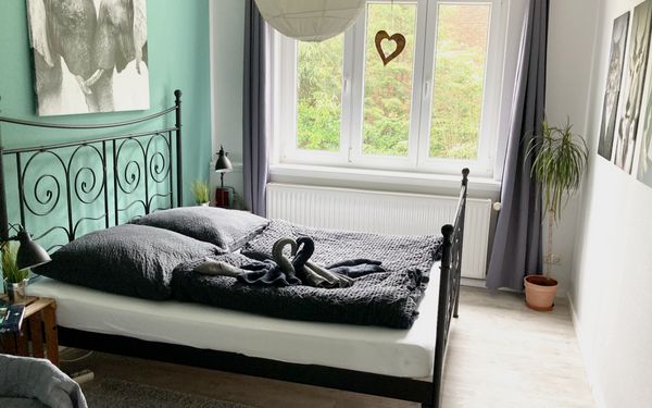 Ferienwohnung Hoeperhof bei Bötersen - das Schlafzimmer