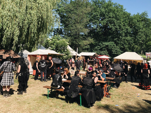 Heidnisches Dorf beim Wave Gotik Treffen Leipzig