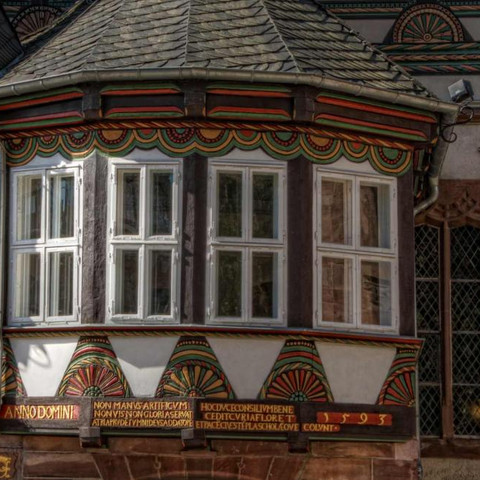 Fachwerk Detailansicht Altes Rathaus in Einbeck