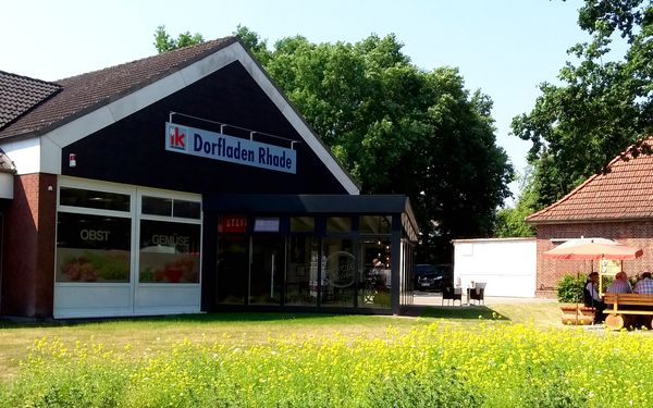 Dorfladen Rhade mit Rastplatz