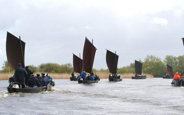 Torfkähne bei der HammeNacht