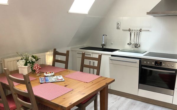 Moderne Küche in der Ferienwohnung Worpswede in Gnarrenburg