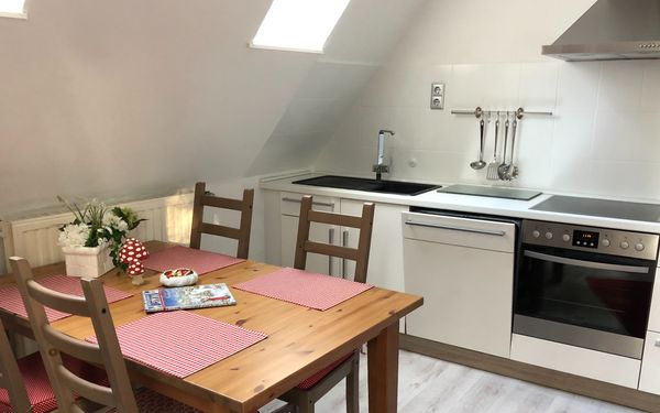 Moderne Küche in der Ferienwohnung Worpswede in Gnarrenburg