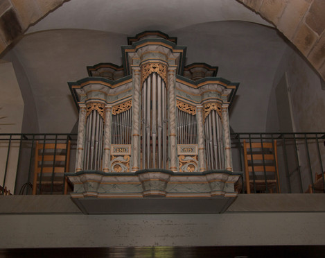 Kirche Buchholz Orgelempore