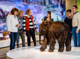 Presentazione del cucciolo di mammut Tinka durante una visita al Museo di Neanderthal a Mettmann