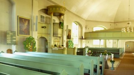 Innenansicht der Paulus-Kirche Gnarrenburg