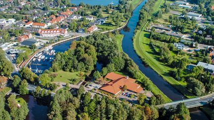 Oste-Hotel Bremervörde aus der Vogelperspektive
