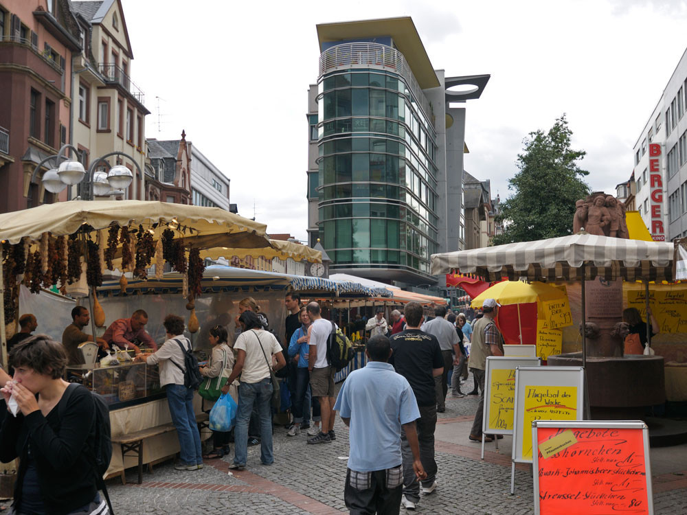 Wochenmarkt Markt Berger Straße