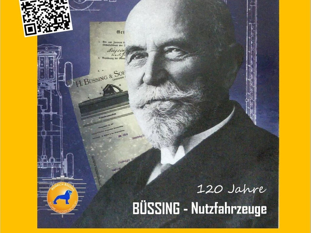 Veranstaltungsflyer 180 Jahre Heinrich Büssing