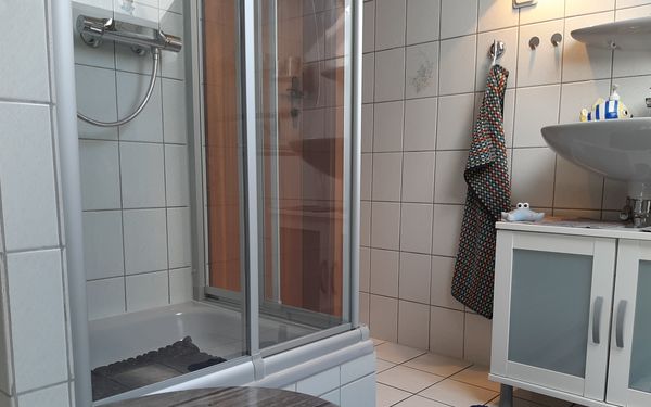 Badezimmer der Ferienwohnung Brammer