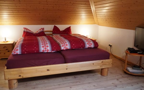 Schlafzimmer der Ferienwohnung Brammer