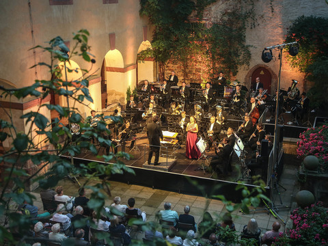 Konzert der Sächsische Bläserphilharmonie auf Schloss Trebsen