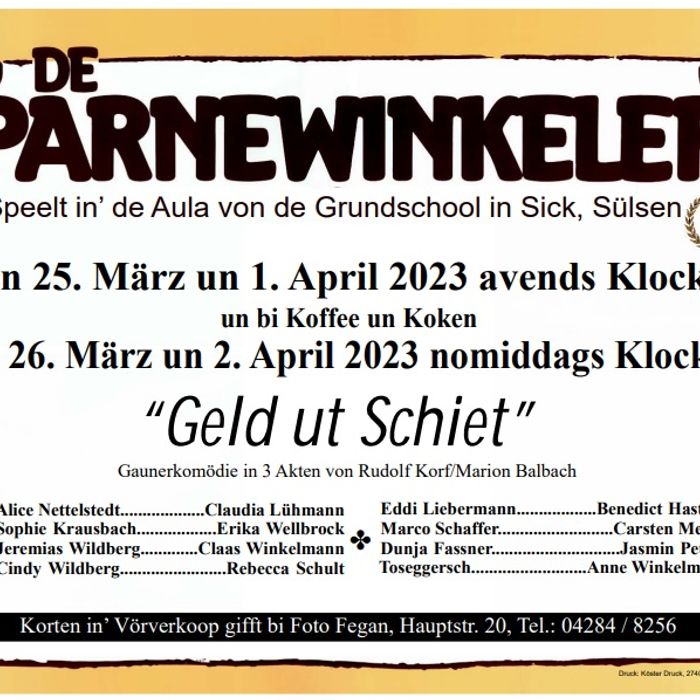 Plakat De Parnewinkeler 2023