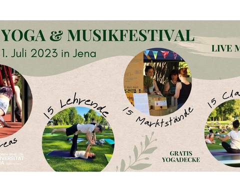 Plakat Yoga- und Musikfestival 2023