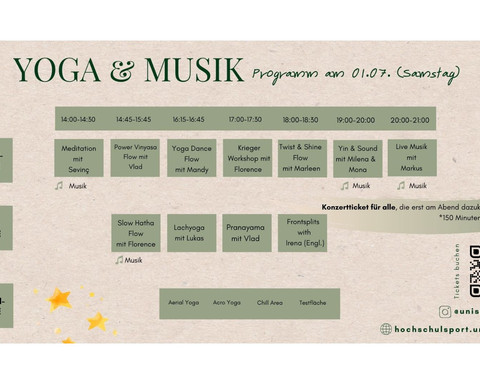 Programm Yoga- und Musikfestival 2023
