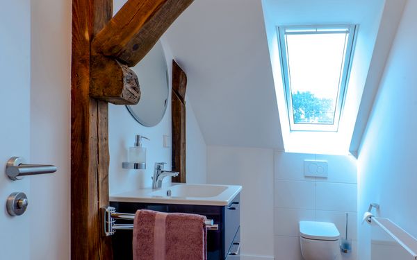 WC in der Ferienwohnung Zürns Hoff in Bötersen