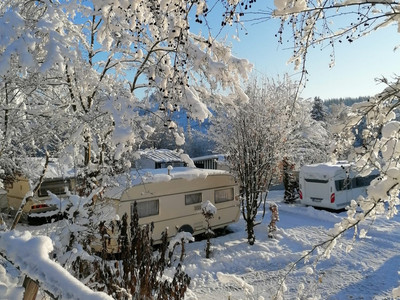 Campingplatz am Bärenbache in Hohegeiß - Wintercamping