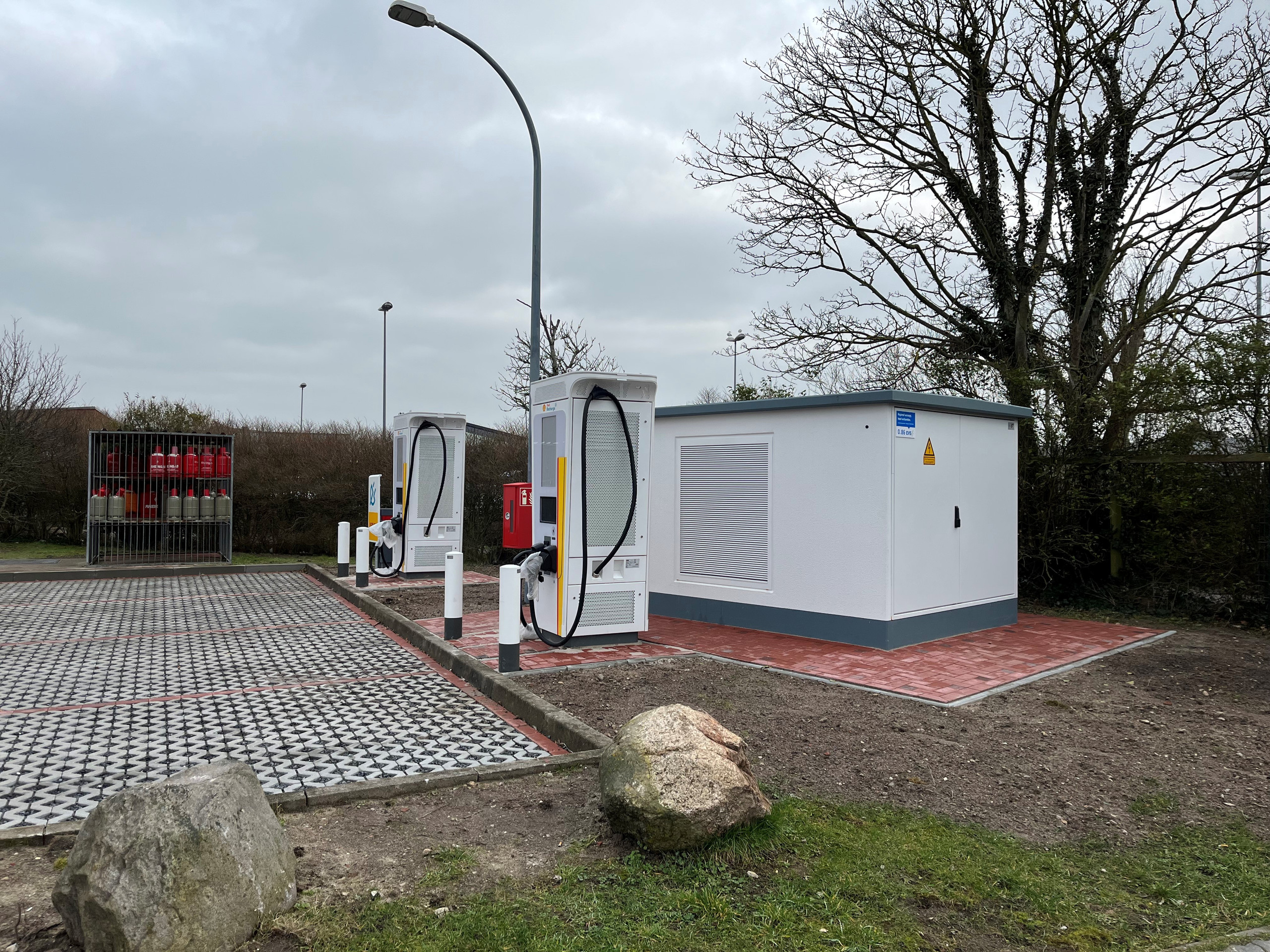 Estación de carga electrónica Shell Recharge en Sylt