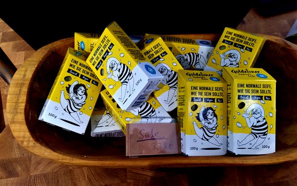 Seife im Hofladen vom LebensmittelPunkt in Hepstedt