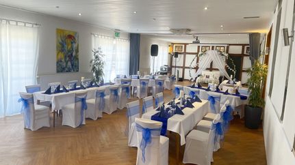 Saal in Schomaker´s Landgasthof