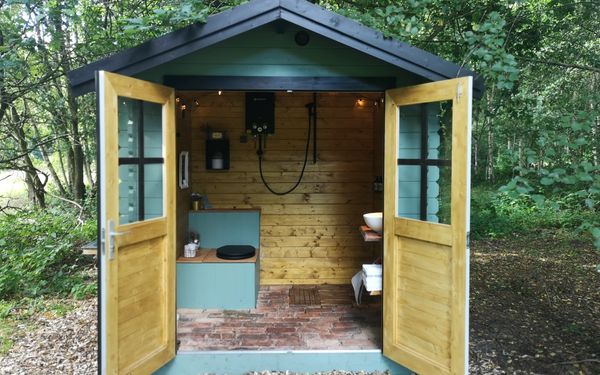 Innenansicht Duschbad Lüttes Moorhus