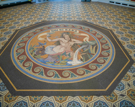 Historischer Fußboden, Badehaus II