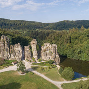 Externsteine im Teutoburger Wald bei Horn-Bad Meinberg