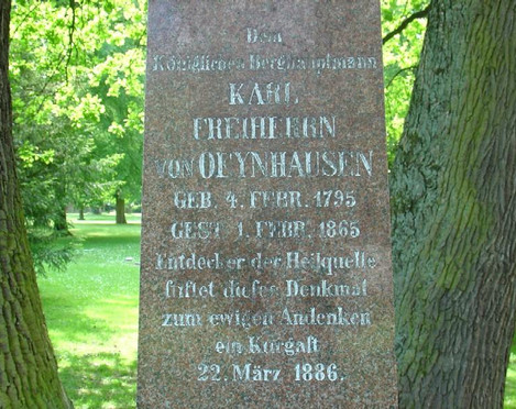 Gedenkstein des Freiherrn von Oeynhausen