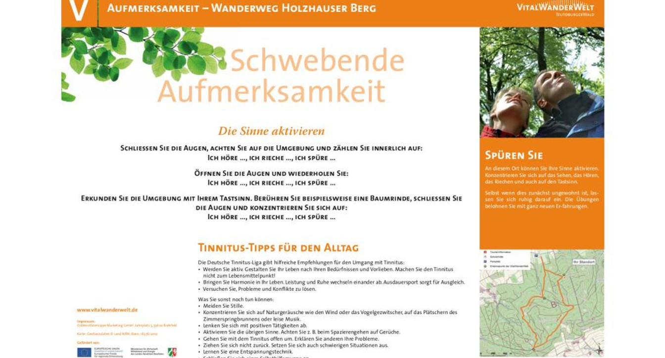 VitalWanderWelt - Wanderung Holzhauser Berg - Schwebende Aufmerksamkeit