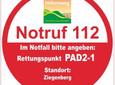 Rettungspunkt PAD2-1: Ziegenberg