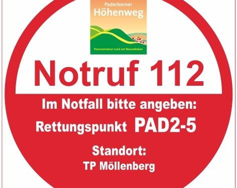 Rettungspunkt PAD2-5: TP Möllenberg