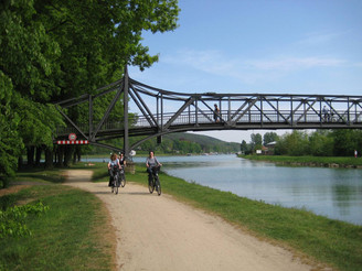 Eiserne Brücke am Nassen Dreieck