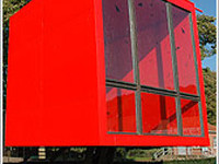 Info-Pavillon "Nasses Dreieck" (Red Box)
