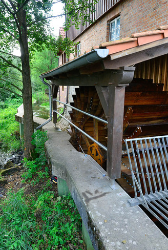 Mühlenrad Wassermühle Wahrenholz
