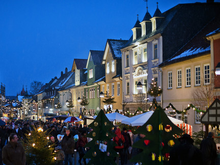 Weihnachtsmarkt Bad Rodach Häuserzeile