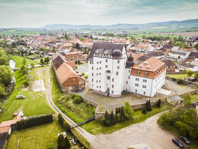 Schloss Heringen Schlossareal Rückseite 