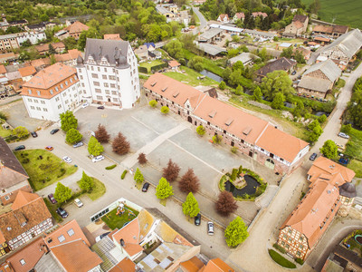 Schloss Heringen Schlossareal Vorderseite 