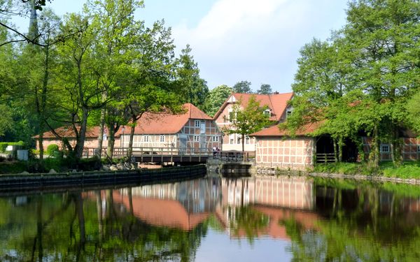 Mühlenteich in Sittensen bei der Wassermühle
