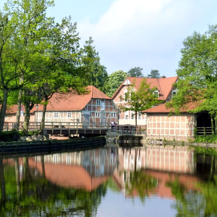 Mühlenteich in Sittensen bei der Wassermühle
