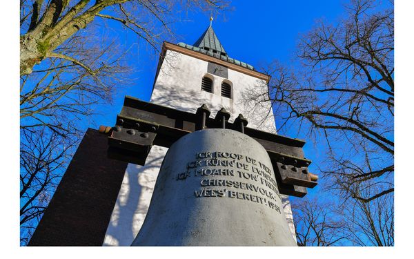 Turm der Stadtkirche in Rotenburg (Wümme) mit Betglocke