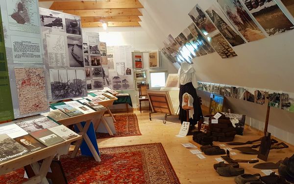 Einblick in die Dauerausstellung im Findorff-Haus Iselersheim