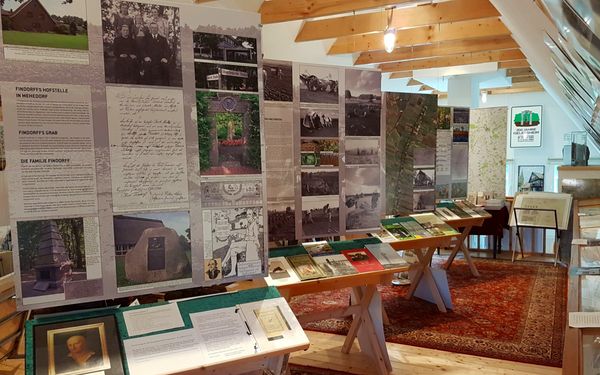 Informationen in der Dauerausstellung im Findorff-Haus Iselersheim