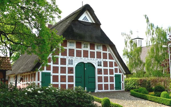Giebel-Ansicht des Findorff-Hauses Iselersheim