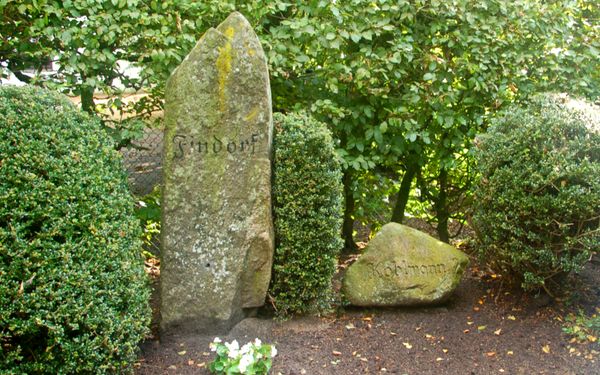 Findorff wünschte sich eine schlichte Stele auf seinem Grab