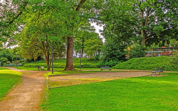 Bouleplatz im Zevener Stadtpark