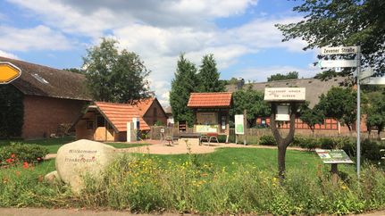 Rastplatz in Frankenbostel bei bestem Wetter
