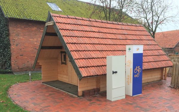 E-Bike Ladestation in Frankenbostel am Jugendtreff