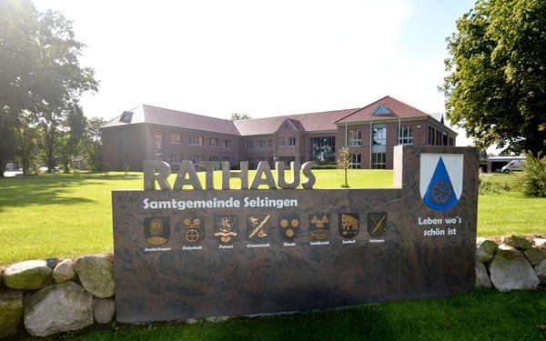 Das Rathaus der Samtgemeinde Selsingen