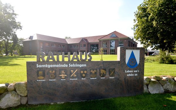 Das Rathaus der Samtgemeinde Selsingen